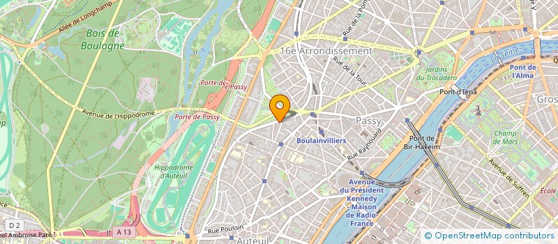 localisation de l'entreprise COPERNIC II à PARIS