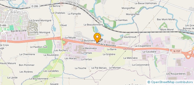 localisation de l'entreprise COPERNIC IMMOBILIER  SERVON-SUR-VILAINE