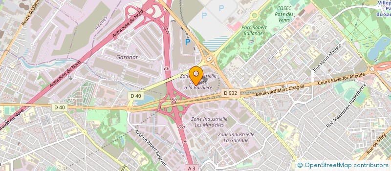 localisation de l'entreprise COPERNIC SA à AULNAY-SOUS-BOIS