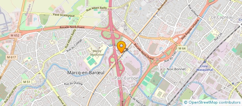 localisation de l'entreprise COPERNICUS FRANCE SAS à MARCQ-EN-BARŒUL