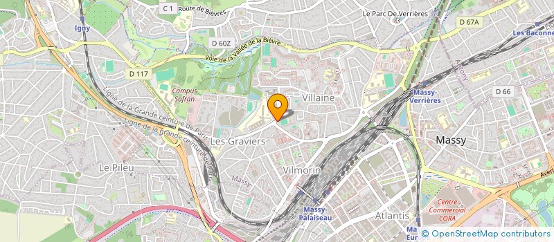 localisation de l'entreprise COPERNILABS à MASSY