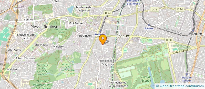 localisation de l'entreprise COPESCALE à SCEAUX