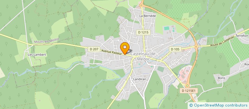 localisation de l'entreprise COPEV AGENCY  CASTELNAU-DE-MEDOC