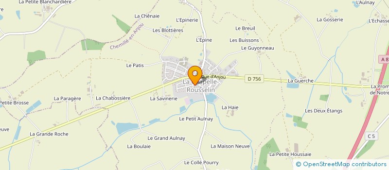 localisation de l'entreprise COPEZ  CHEMILLE-EN-ANJOU