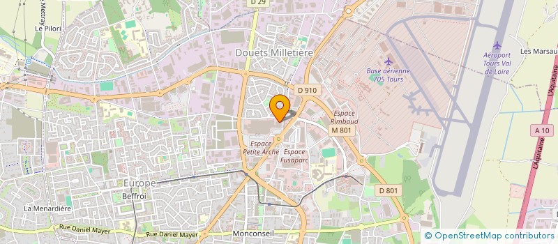 localisation de l'entreprise COPHAR AVENIR SANTE  TOURS