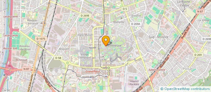 localisation de l'entreprise COPHARMAT à GRENOBLE