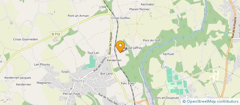 localisation de l'entreprise COPHEBAT à POMMERIT-LE-VICOMTE