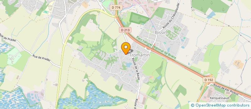 localisation de l'entreprise COPHI  GUERANDE