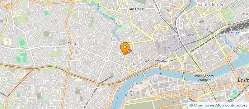 localisation de l'entreprise COPHI à NANTES