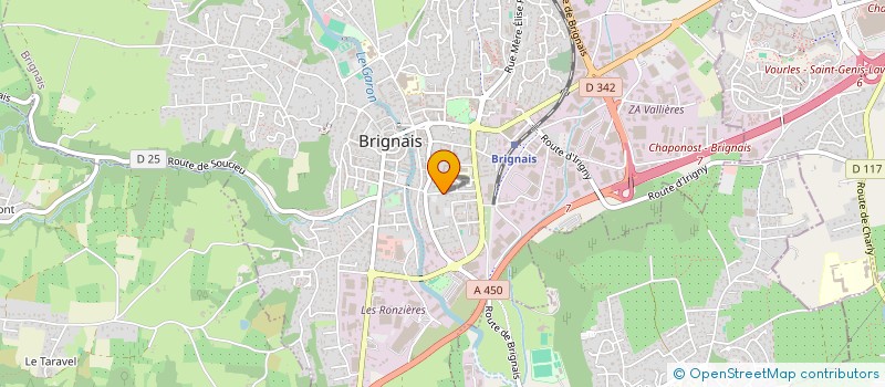 localisation de l'entreprise COPHI HOME à BRIGNAIS