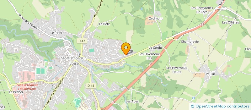 localisation de l'entreprise COPHIL  MONISTROL-SUR-LOIRE