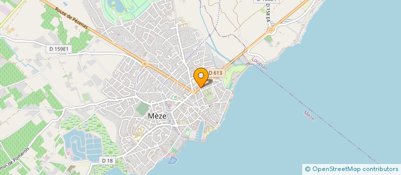 localisation de l'entreprise COPHIL34 à MEZE