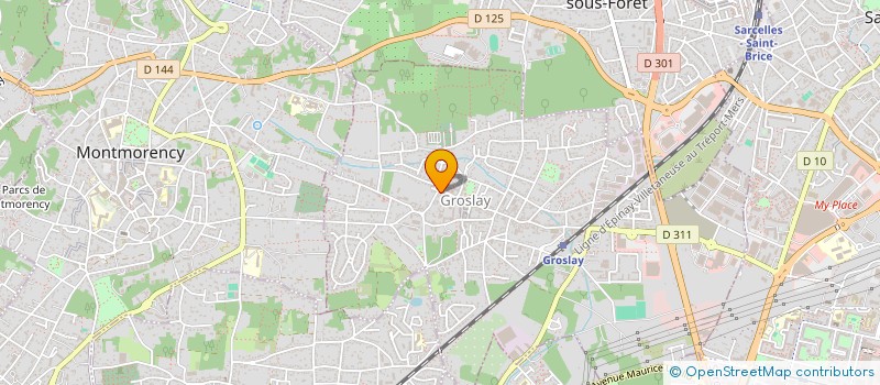 localisation de l'entreprise COPHILAU  GROSLAY