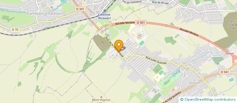 localisation de l'entreprise COPHYLCAT  BERNIERES