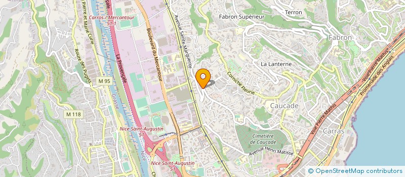 localisation de l'entreprise COPIA à NICE