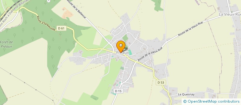 localisation de l'entreprise COPIAP à PREAUX