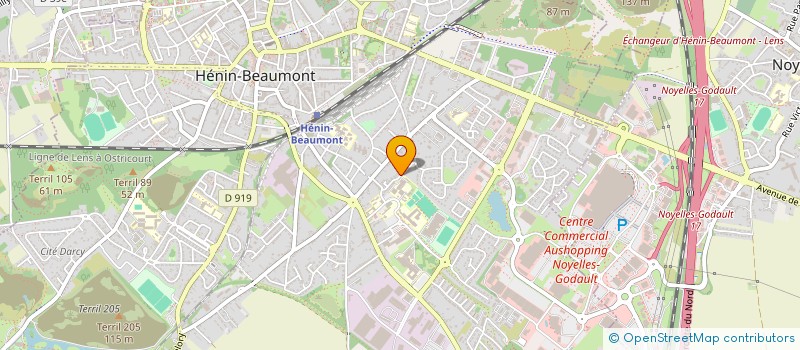 localisation de l'entreprise COPIDE à HENIN-BEAUMONT