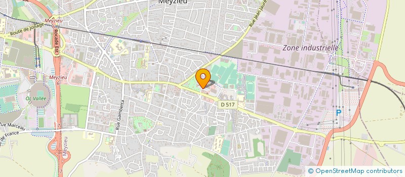 localisation de l'entreprise COPIDEAL  MEYZIEU