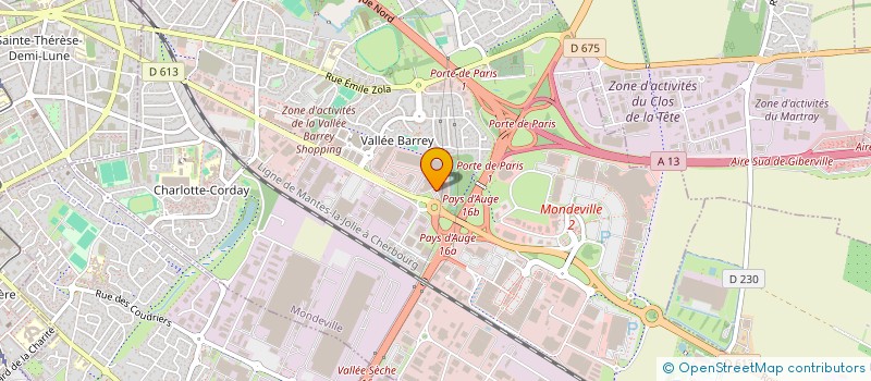 localisation de l'entreprise COPIDEN  MONDEVILLE