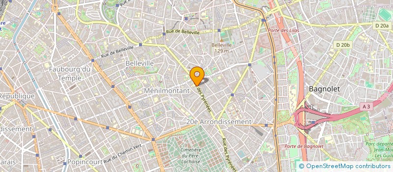 localisation de l'entreprise COPIE  PARIS
