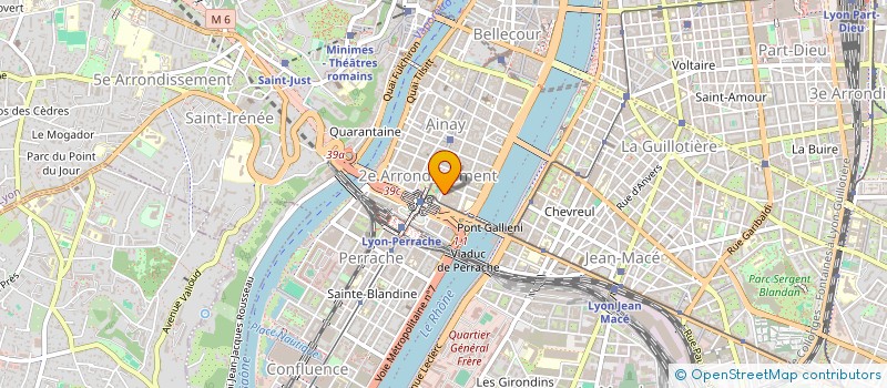 localisation de l'entreprise COPIE COULEUR SERVICE à LYON