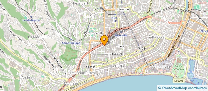 localisation de l'entreprise COPIE INFO 06  NICE