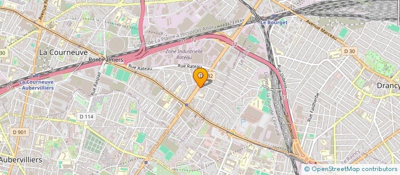 localisation de l'entreprise COPIE LA COURNEUVE à LA COURNEUVE