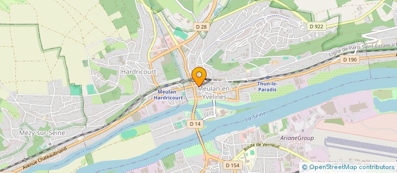 localisation de l'entreprise COPIE MEULAN  MEULAN-EN-YVELINES