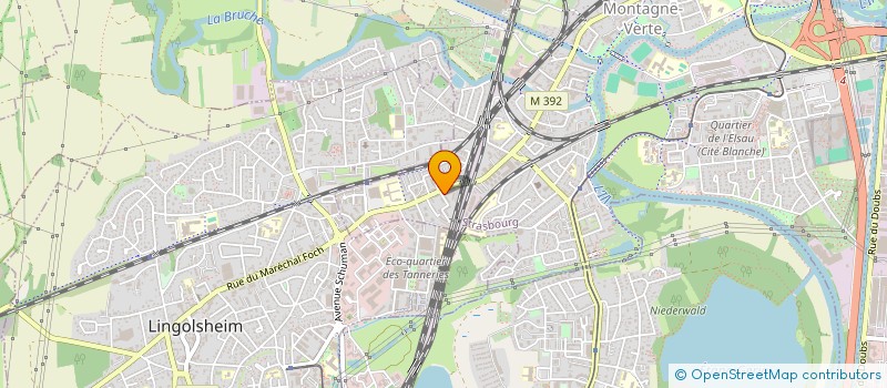 localisation de l'entreprise COPIE PRESS  STRASBOURG
