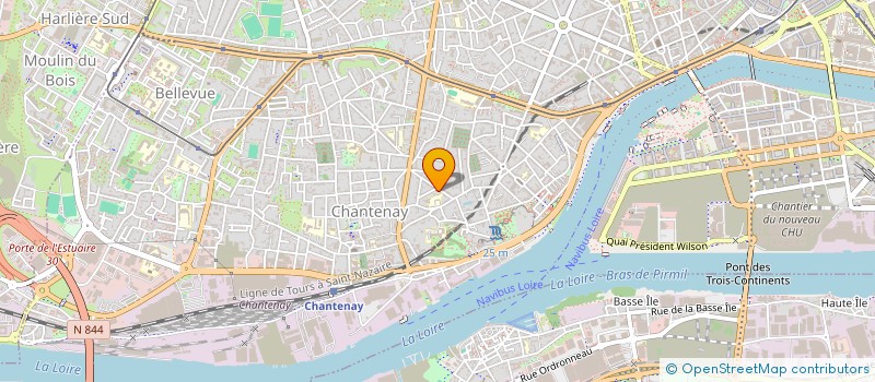 localisation de l'entreprise COPIER COLLER  NANTES