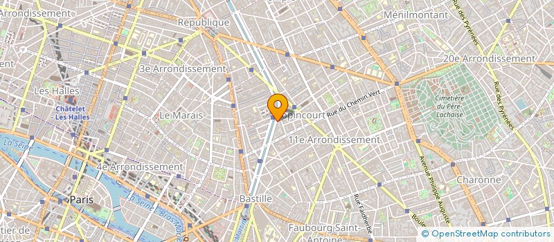 localisation de l'entreprise COPIES ETC à PARIS