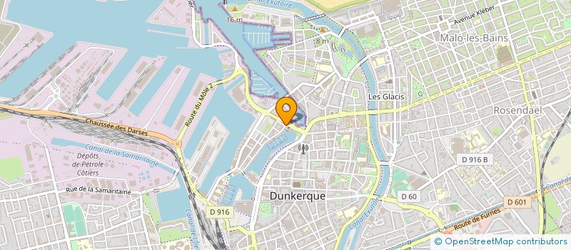 localisation de l'entreprise COPIEUR INFORMATIQUE NUMERIQUE à DUNKERQUE