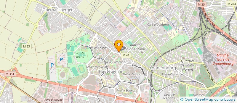 localisation de l'entreprise COPIHUE  STRASBOURG