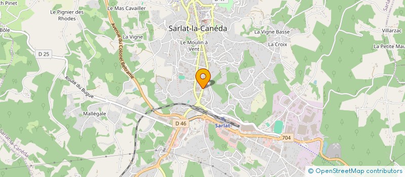 localisation de l'entreprise COPIHUE  SARLAT-LA-CANEDA