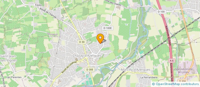 localisation de l'entreprise COPIL CONSEILS  CHAZAY-D'AZERGUES