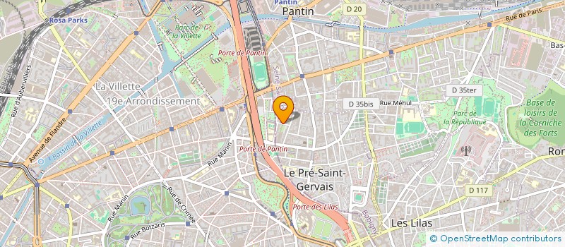 localisation de l'entreprise COPILENS à LE PRE-SAINT-GERVAIS