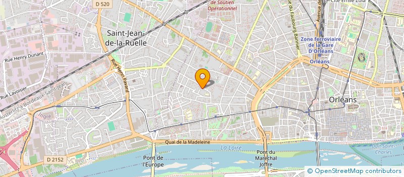 localisation de l'entreprise COPILOTE45 à ORLEANS