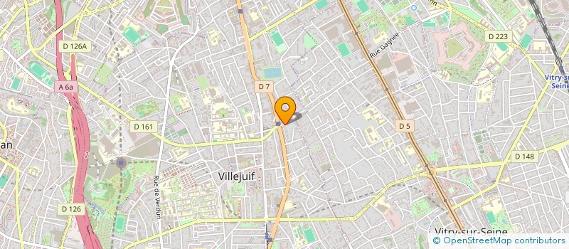 localisation de l'entreprise COPIMO  VILLEJUIF