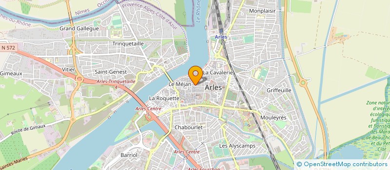 localisation de l'entreprise COPIN à ARLES