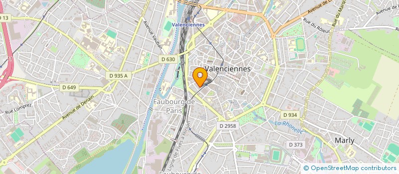 localisation de l'entreprise COPIN IV  VALENCIENNES