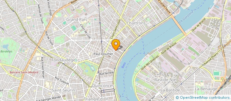 localisation de l'entreprise COPINE CLAUDE  BORDEAUX