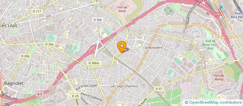 localisation de l'entreprise COPINES DE GNOLE à MONTREUIL