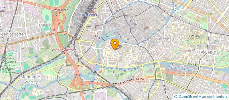 localisation de l'entreprise COPINETTE à STRASBOURG