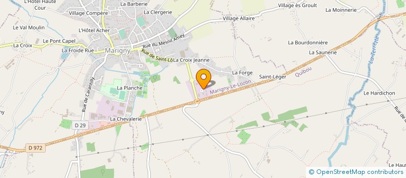 localisation de l'entreprise COPINEW à MARIGNY-LE-LOZON