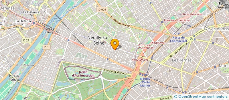 localisation de l'entreprise COPINVEST à NEUILLY-SUR-SEINE