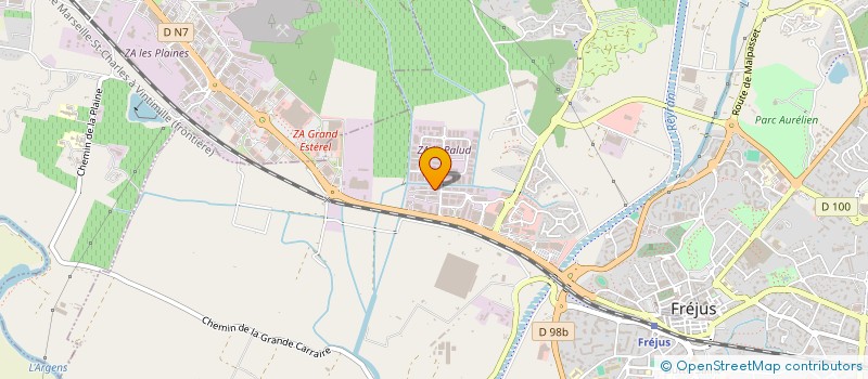 localisation de l'entreprise COPIPLAN à FREJUS