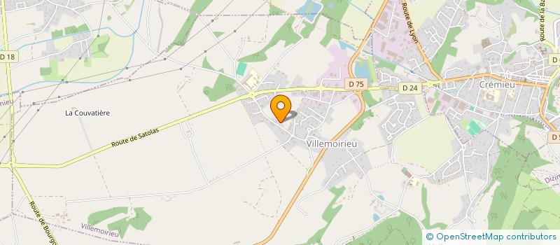 localisation de l'entreprise COPIS à VILLEMOIRIEU
