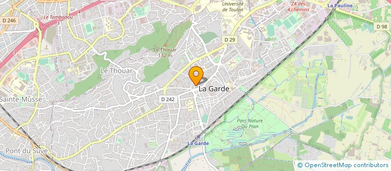 localisation de l'entreprise COPITEC à LA GARDE