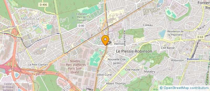 localisation de l'entreprise COPIVER à LE PLESSIS-ROBINSON