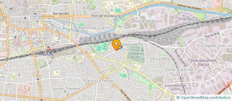 localisation de l'entreprise COPLAN à RENNES